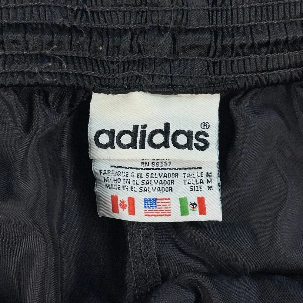 Vintage Adidas Nylon Shorts 80s M Sprinter Shiny Satin Retro Glanz Vigo Soccer